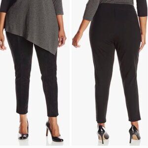 Calvin Klein Faux Suede Pull-On Slim Fit Power Stretch Pants - Size XL